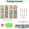 4-Piece 5D Diamond Painting Bookmarks for Adults – Plant & Bookshelf Design, DIY Rhinestone Art Kit with Tassels, Craft Supplies & Gifts